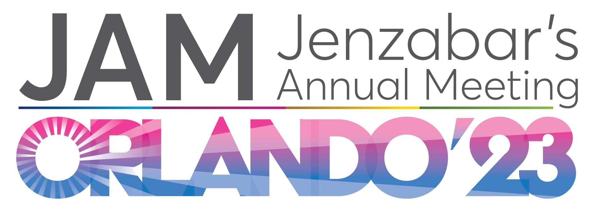 JAM Jenzabar's Annual Meeting Orlando 23' Logo