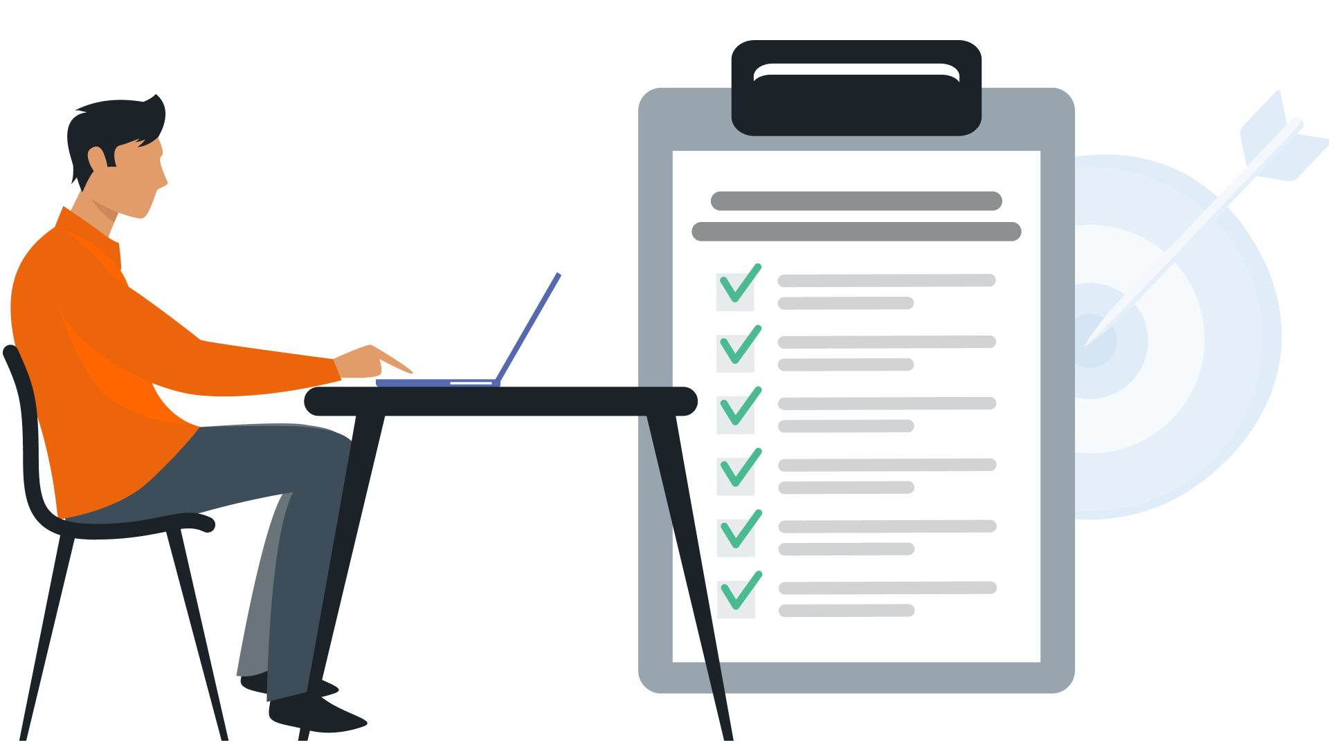 graphic of student submitting application