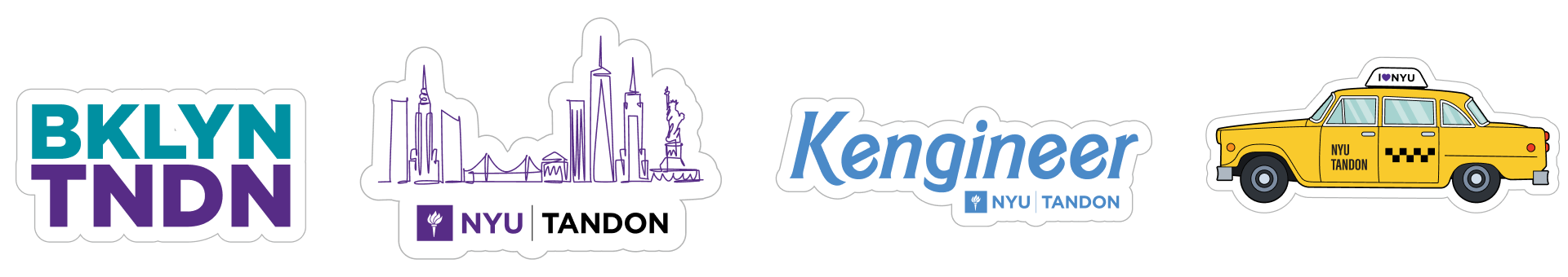 Alternate stickers for NYU Tandon students