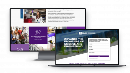 NYU Graduate Landing Page Mockup