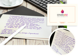 Handwritten illustration mockup